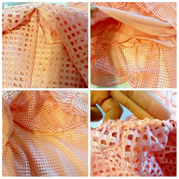 💎NWT New York & Co Pink Off-The-Shoulder Dress - Picture 3 of 7